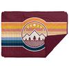 Voited RIPSTOP BLANKET Decke ABS LANDSCAPE - CAMP VIBES BERRY